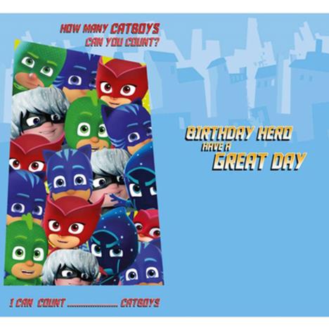 4th Birthday PJ Masks Birthday Card Extra Image 1